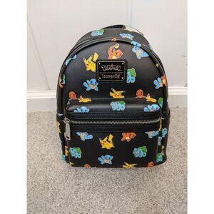 NWT Loungefly Women's Multicolor Pokemon Starters Mini Backpack